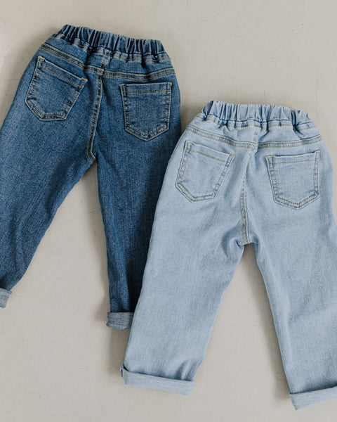 Online Baby Clothing Store US Basic Banded Denim