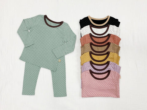 Polka Dot Heat-tech Pajamas (Kids)  