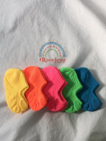New Born baby clothing Neon Ankle Socks set