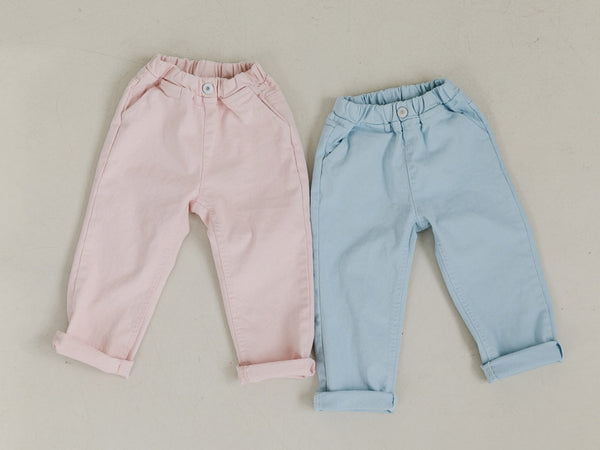 Daily Cotton Denim Pants (6 Colors)