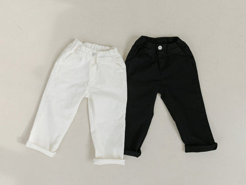 Daily Cotton Denim Pants (6 Colors)