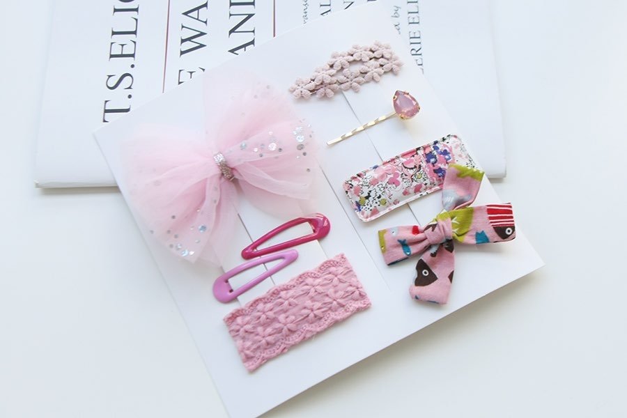 50Pcs/Box Christmas Gift Box Cute Mini Flower Grab Clip Hair Accessories  Gift Set for Girl Children's Hair Clip Holiday Hairpins - AliExpress