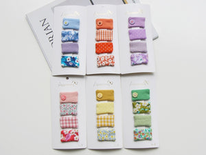 Cotton Barrettes Gift set - Hair Accessories