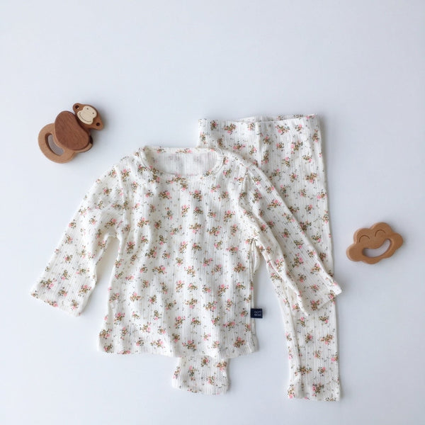 Organic Floral Loungewear Set - Loungewear