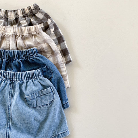 Casual Banded Shorts - Bottoms