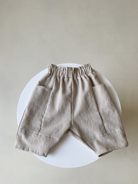 Organic Linen Bermuda Shorts - Bottoms