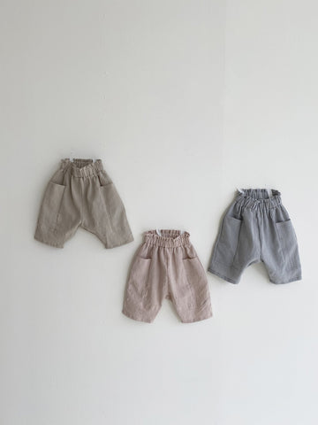Organic Linen Bermuda Shorts - Bottoms
